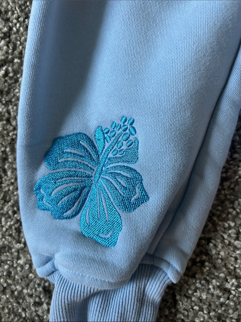 Pink Palm Puff Hoodie - Picture 4 of 6